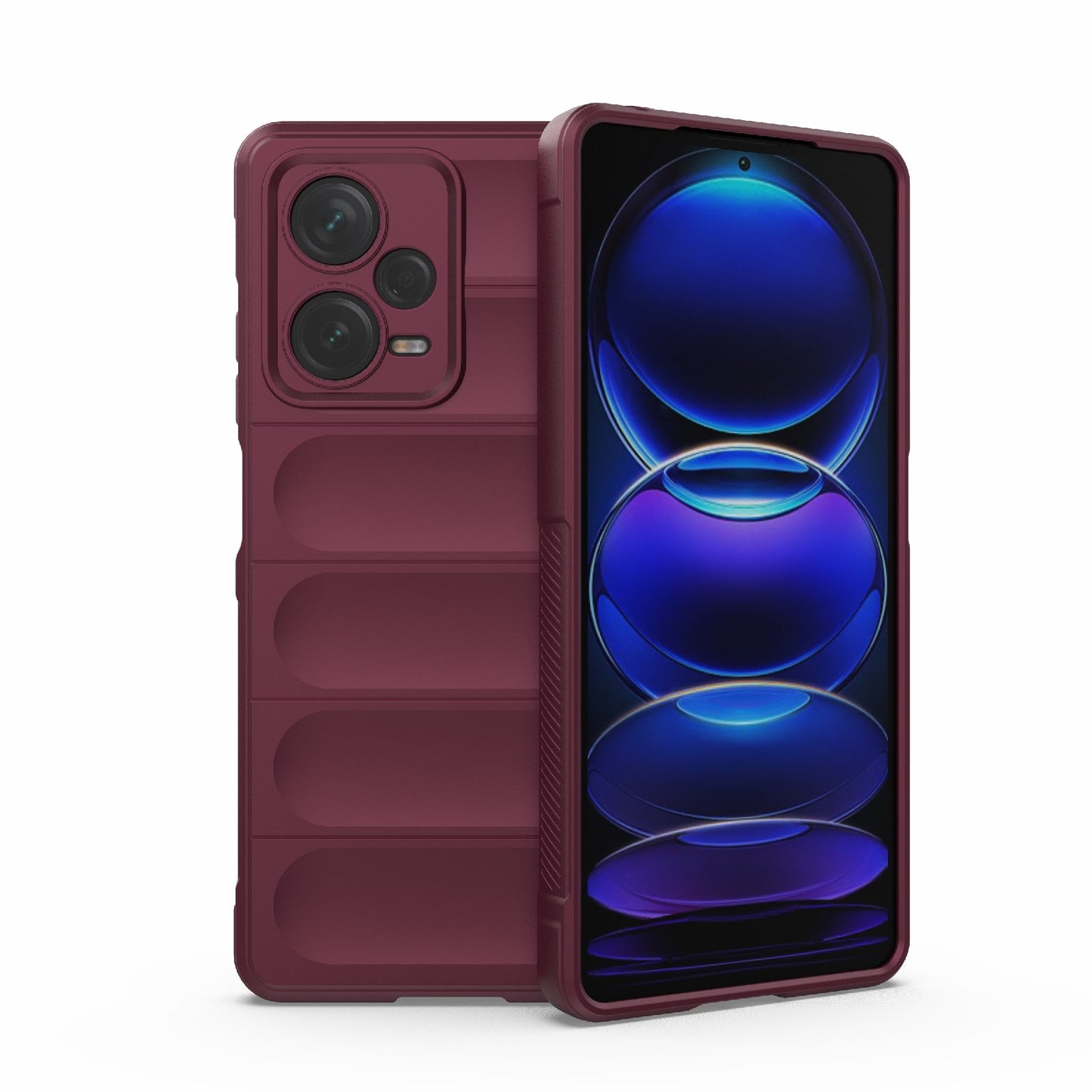 Xiaomi Redmi Note 12 Pro+ Magic Shield TPU + Flannel Protective Phone Case Cover, Shockproof Scratch Resistant