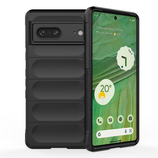 Google Pixel 7 Magic Shield TPU + Flannel Protective Phone Case Cover, Shockproof Scratch Resistant