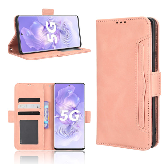 Honor 80 5G Skin Feel PU Leather Wallet Phone Case with Card Slots, Cash Pocket, Magnetic Closure, Built-In Stand, Full Protection TPU Cover