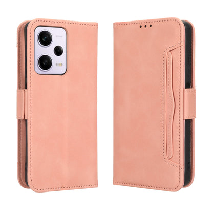 Xiaomi Redmi Note 12 Pro+ Skin Feel PU Leather Wallet Phone Case with Card Slots, Cash Pocket, Magnetic Closure, Built-In Stand, Full Protection TPU Cover