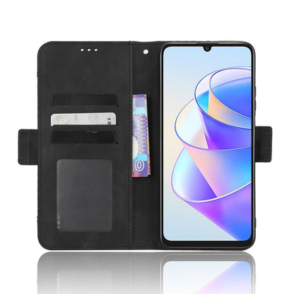 Honor Play 40 Plus Skin Feel PU Leather Wallet Phone Case with Card Slots, Cash Pocket, Magnetic Closure, Built-In Stand, Full Protection TPU Cover