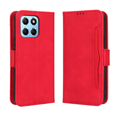 Honor Play 6C Skin Feel PU Leather Wallet Phone Case with Card Slots, Cash Pocket, Magnetic Closure, Built-In Stand, Full Protection TPU Cover