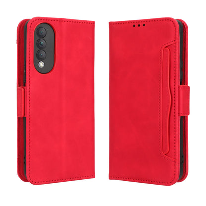 Huawei nova 10z Skin Feel PU Leather Wallet Phone Case with Card Slots, Cash Pocket, Magnetic Closure, Built-In Stand, Full Protection TPU Cover