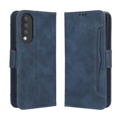 Huawei nova 10z Skin Feel PU Leather Wallet Phone Case with Card Slots, Cash Pocket, Magnetic Closure, Built-In Stand, Full Protection TPU Cover