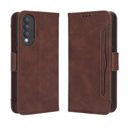 Huawei nova 10z Skin Feel PU Leather Wallet Phone Case with Card Slots, Cash Pocket, Magnetic Closure, Built-In Stand, Full Protection TPU Cover
