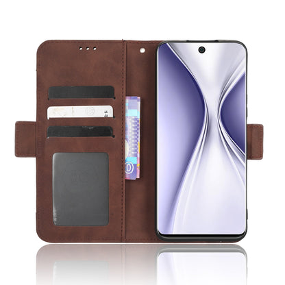 Huawei nova 10z Skin Feel PU Leather Wallet Phone Case with Card Slots, Cash Pocket, Magnetic Closure, Built-In Stand, Full Protection TPU Cover