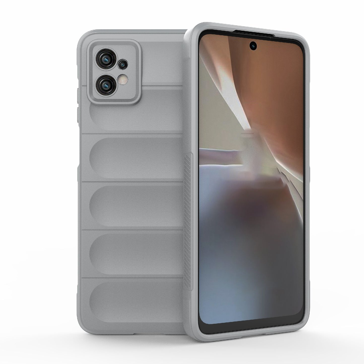 Motorola Moto G32 Magic Shield TPU + Flannel Protective Phone Case Cover, Shockproof Scratch Resistant