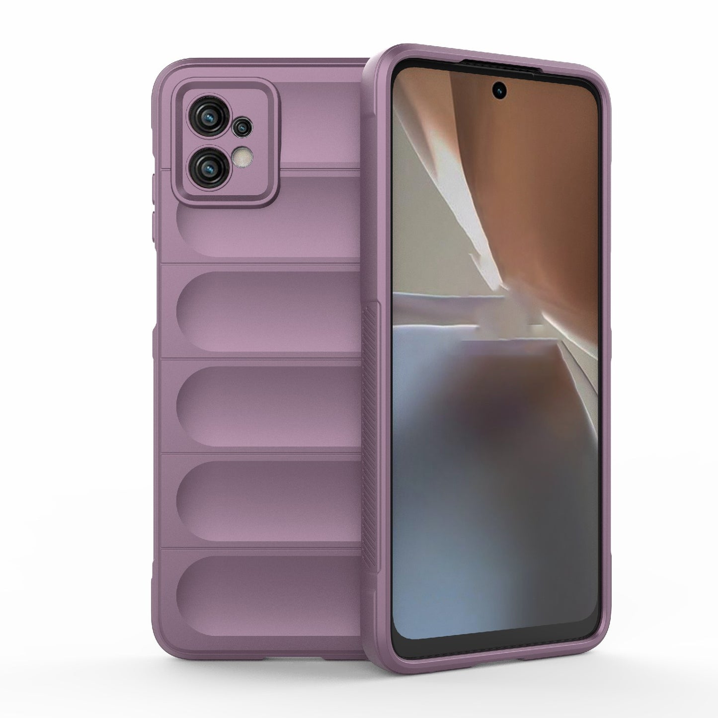 Motorola Moto G32 Magic Shield TPU + Flannel Protective Phone Case Cover, Shockproof Scratch Resistant