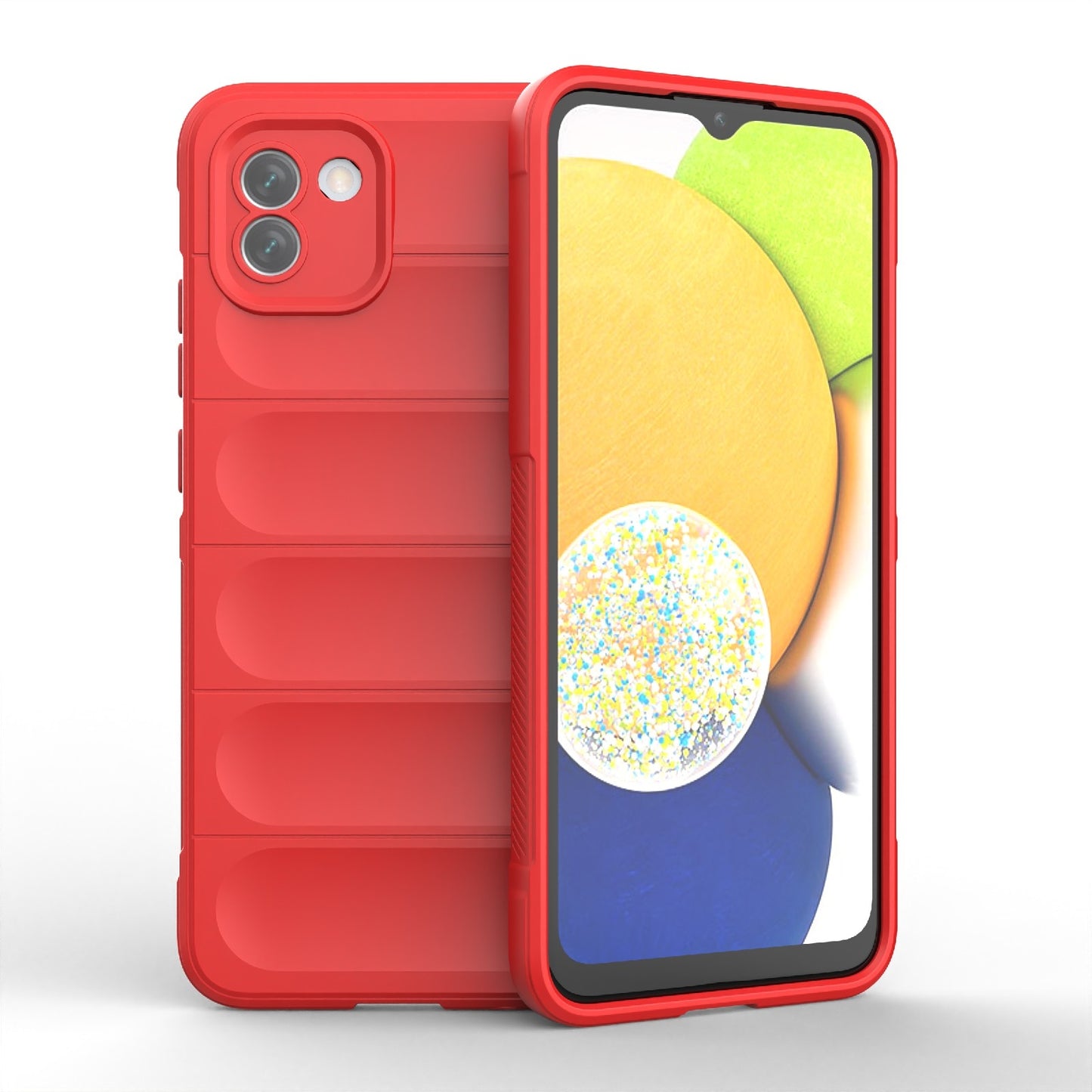 Samsung Galaxy A03 Magic Shield TPU + Flannel Protective Phone Case Cover, Shockproof Scratch Resistant