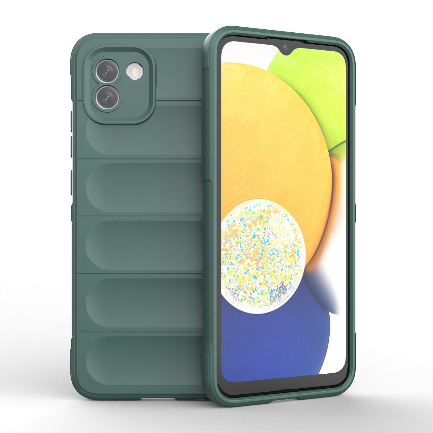 Samsung Galaxy A03 Magic Shield TPU + Flannel Protective Phone Case Cover, Shockproof Scratch Resistant