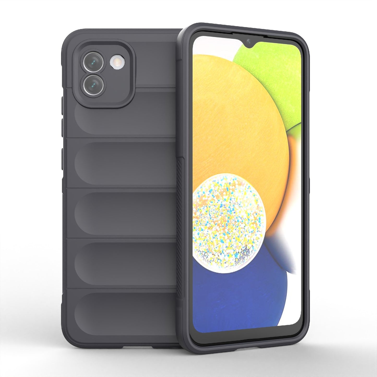Samsung Galaxy A03 Magic Shield TPU + Flannel Protective Phone Case Cover, Shockproof Scratch Resistant