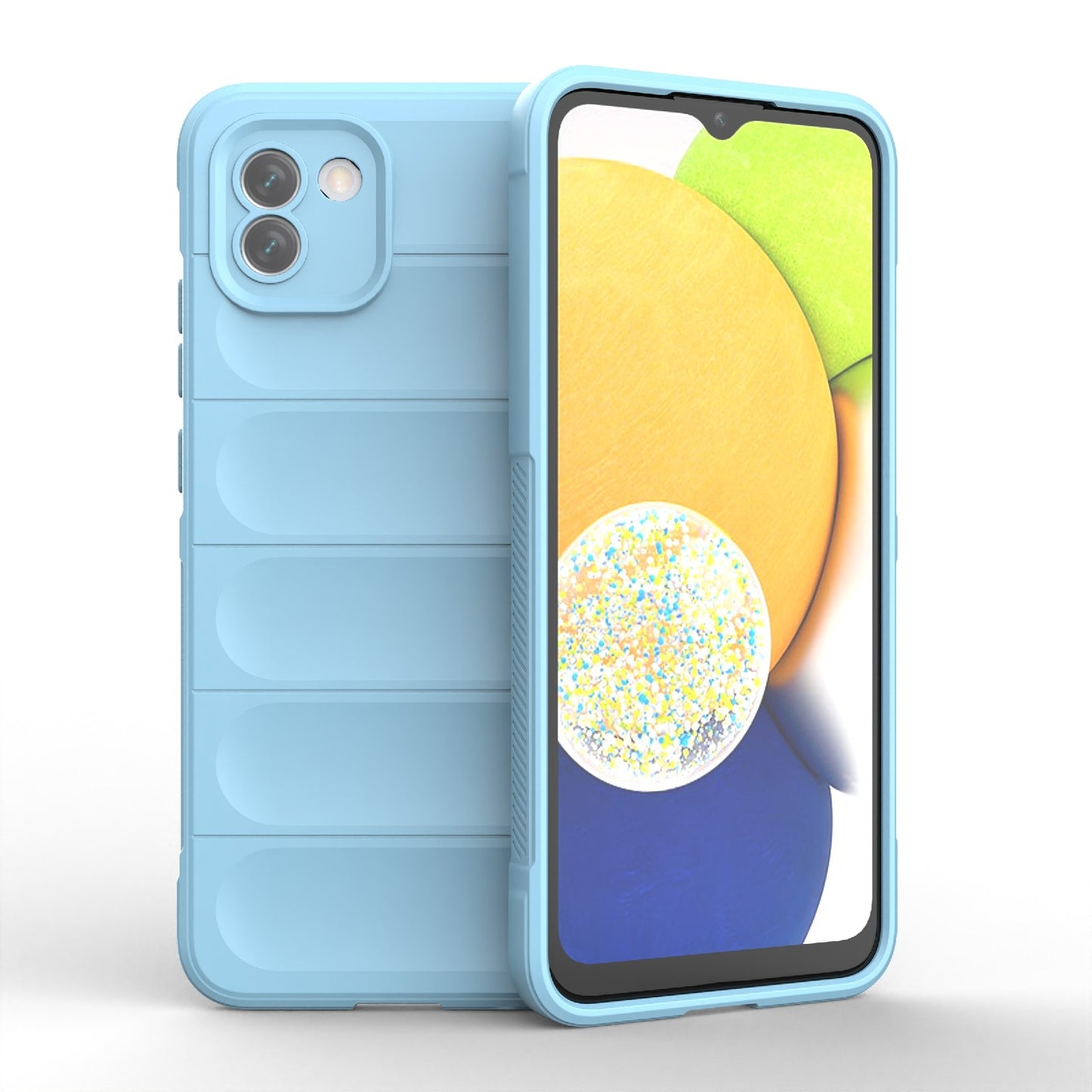 Samsung Galaxy A03 Magic Shield TPU + Flannel Protective Phone Case Cover, Shockproof Scratch Resistant