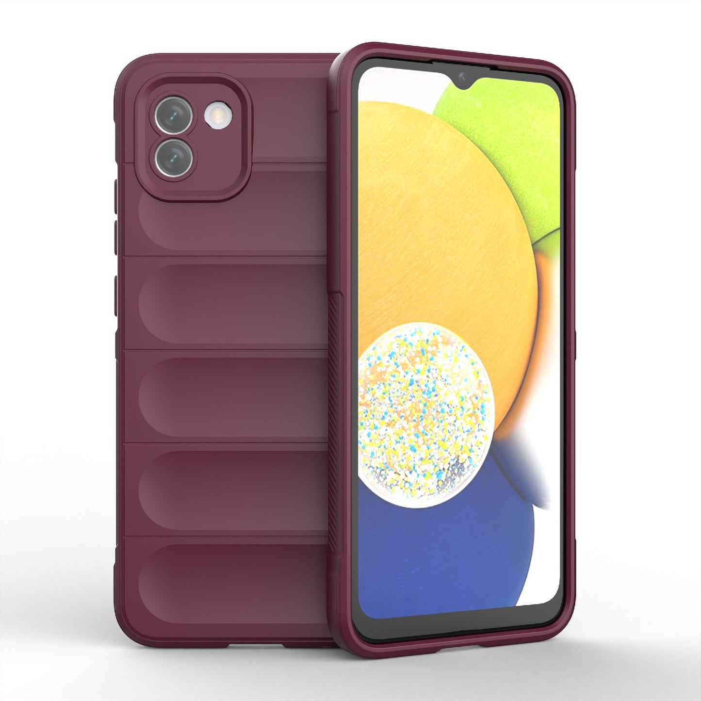 Samsung Galaxy A03 Magic Shield TPU + Flannel Protective Phone Case Cover, Shockproof Scratch Resistant