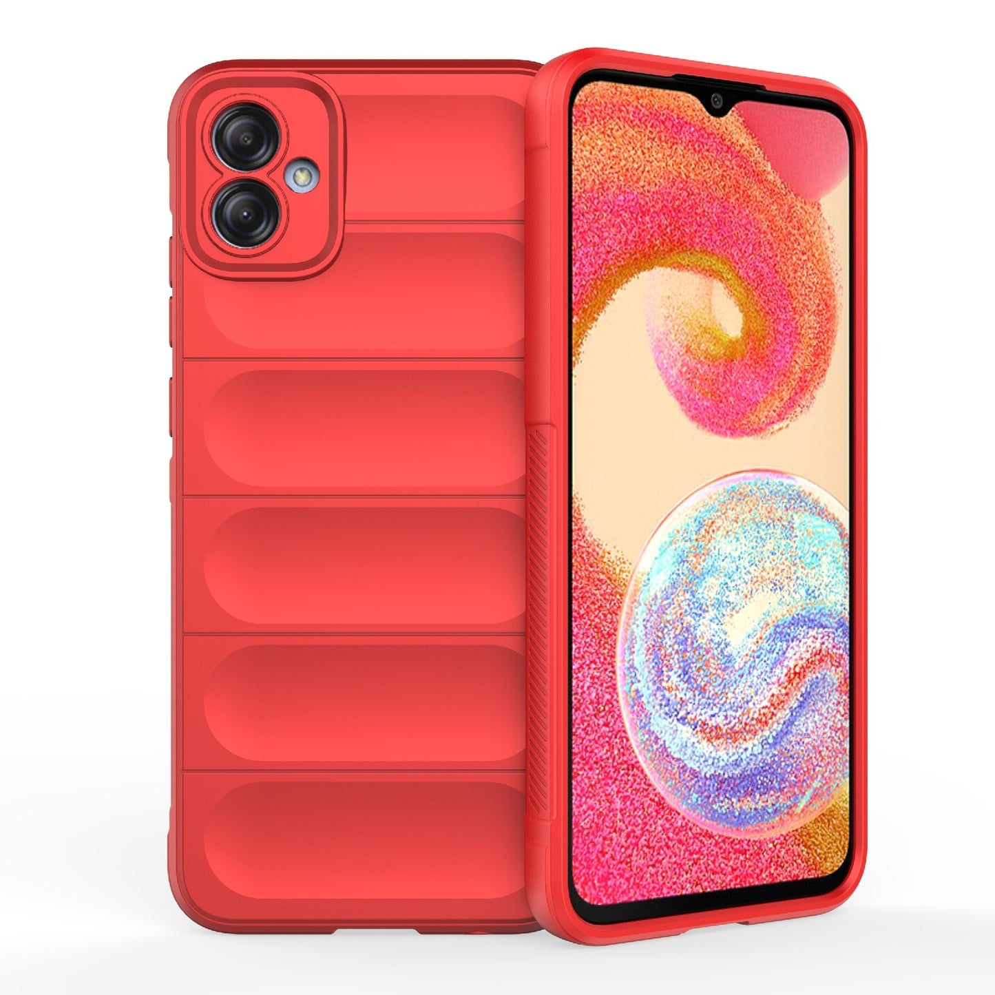 Samsung Galaxy A04e 4G Magic Shield TPU + Flannel Protective Phone Case Cover, Shockproof Scratch Resistant