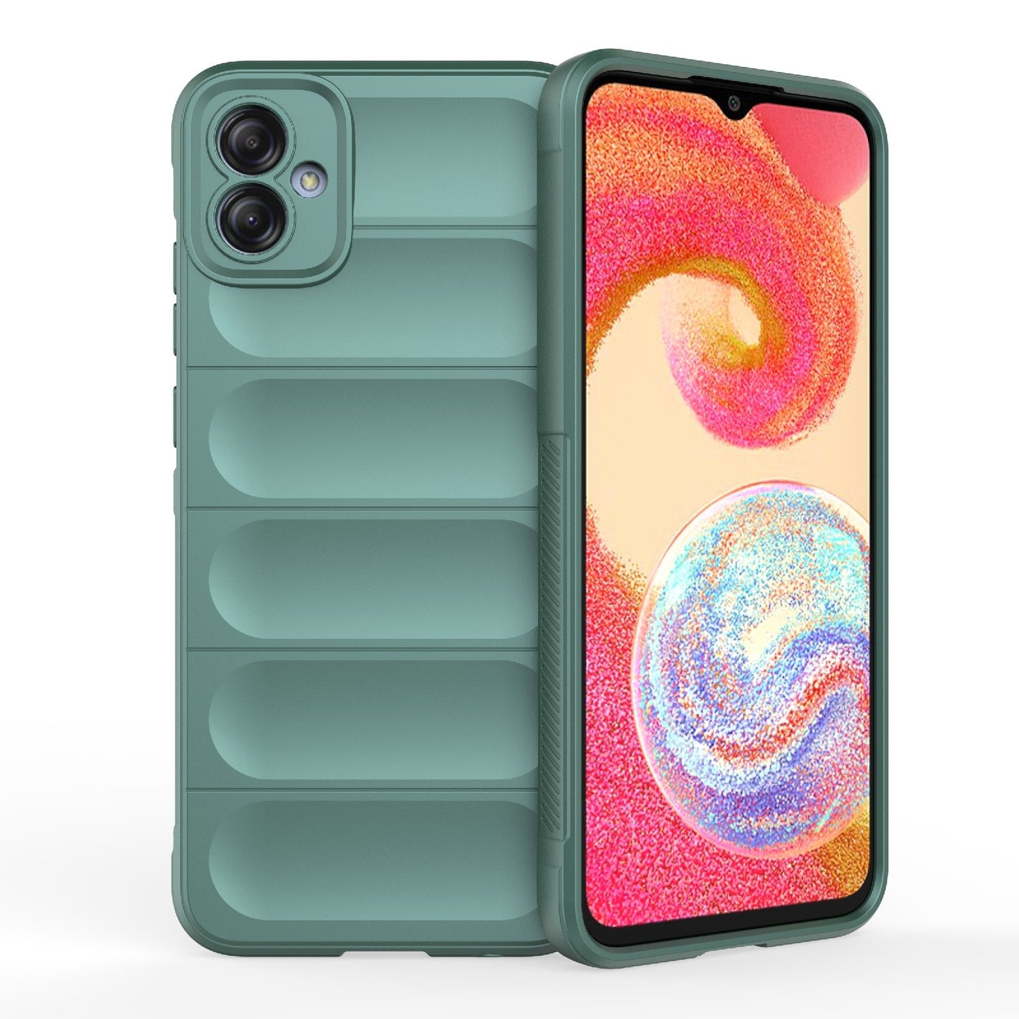 Samsung Galaxy A04e 4G Magic Shield TPU + Flannel Protective Phone Case Cover, Shockproof Scratch Resistant