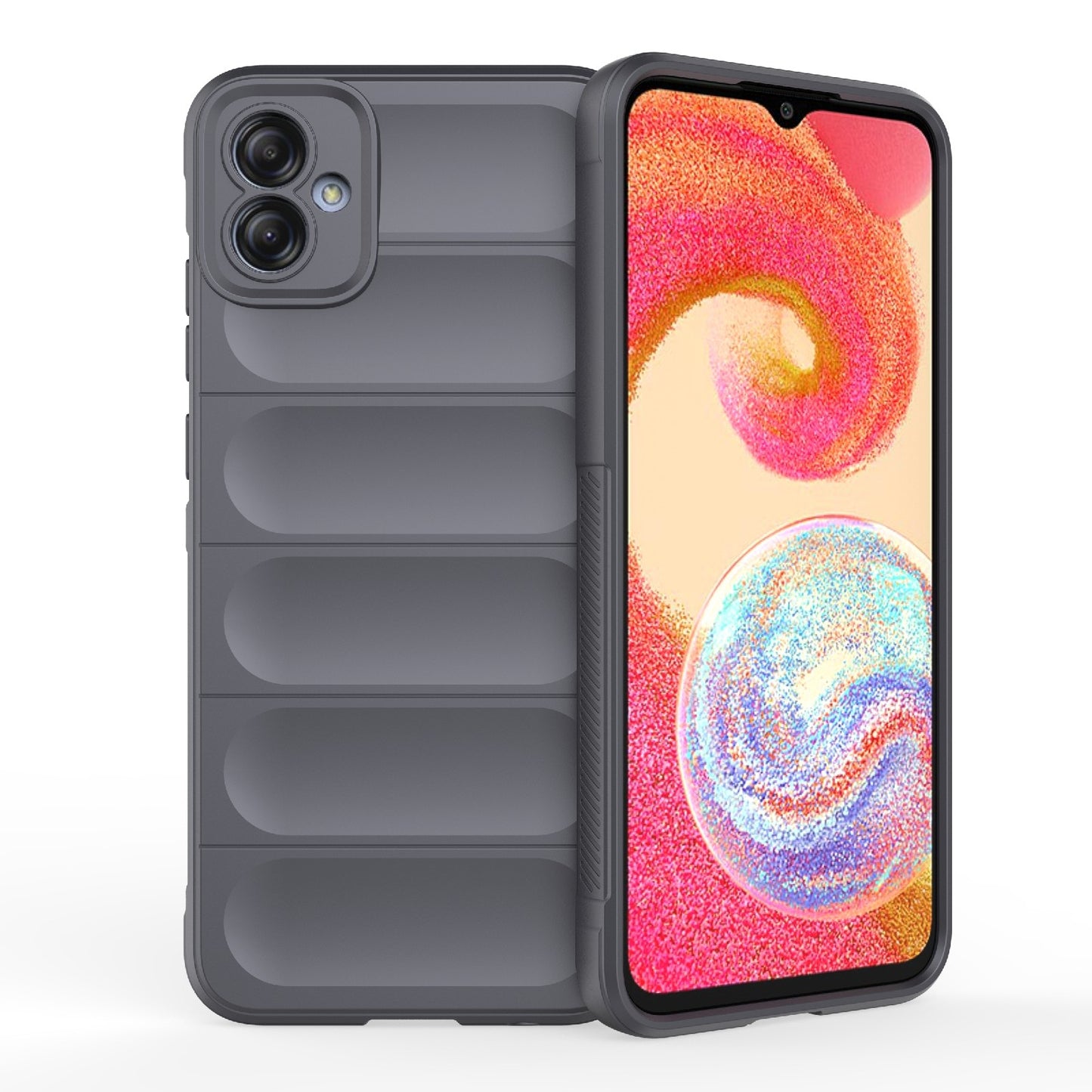 Samsung Galaxy A04e 4G Magic Shield TPU + Flannel Protective Phone Case Cover, Shockproof Scratch Resistant