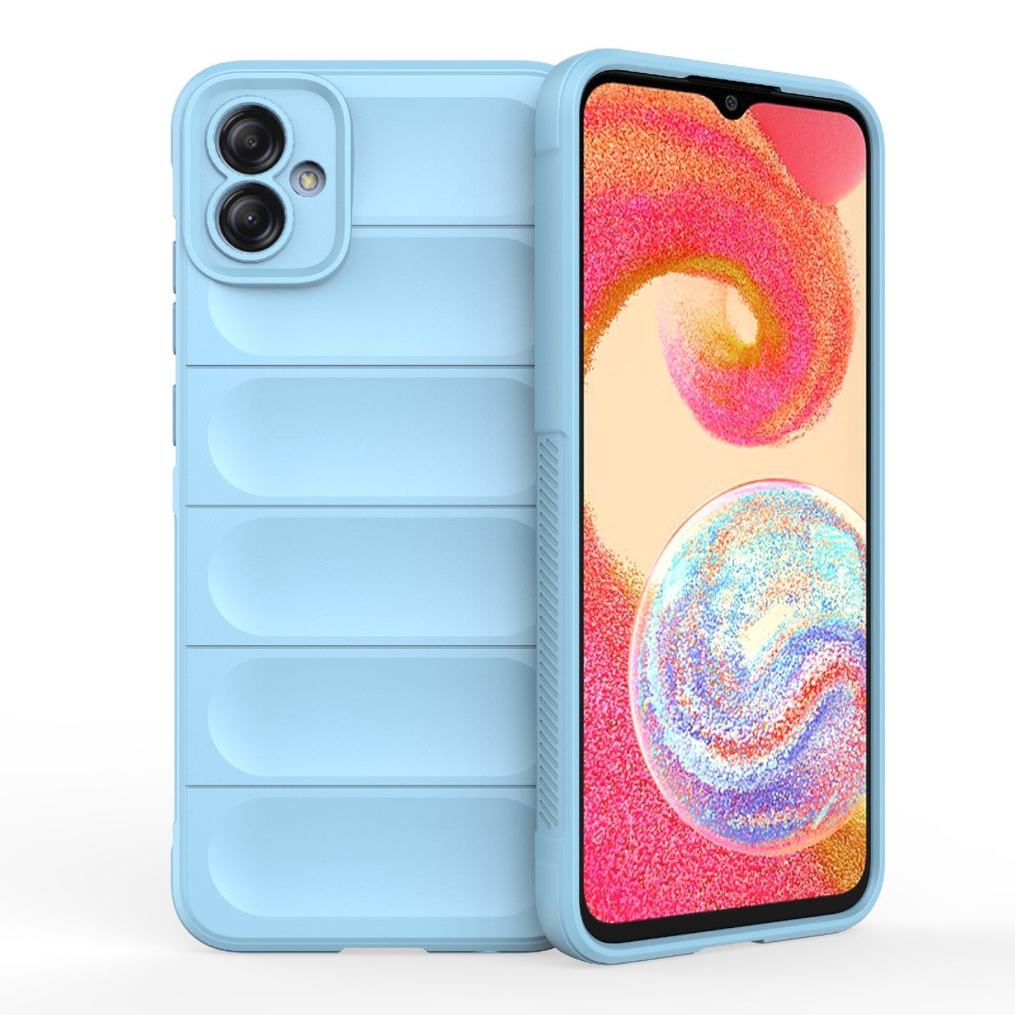 Samsung Galaxy A04e 4G Magic Shield TPU + Flannel Protective Phone Case Cover, Shockproof Scratch Resistant