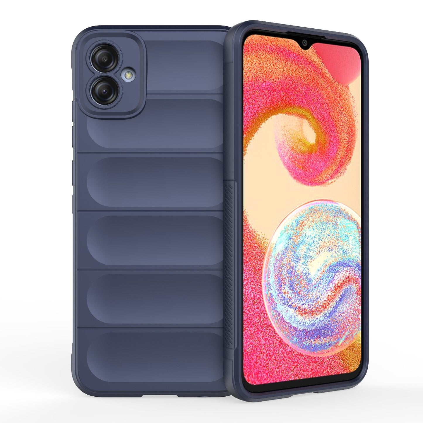 Samsung Galaxy A04e 4G Magic Shield TPU + Flannel Protective Phone Case Cover, Shockproof Scratch Resistant