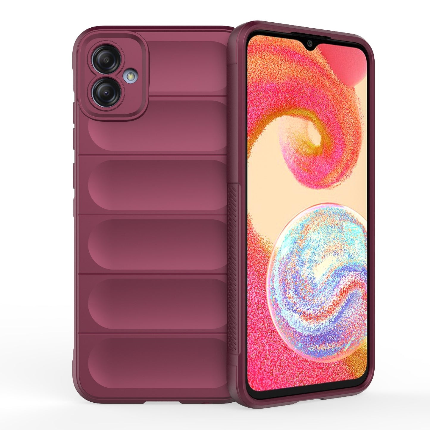 Samsung Galaxy A04e 4G Magic Shield TPU + Flannel Protective Phone Case Cover, Shockproof Scratch Resistant