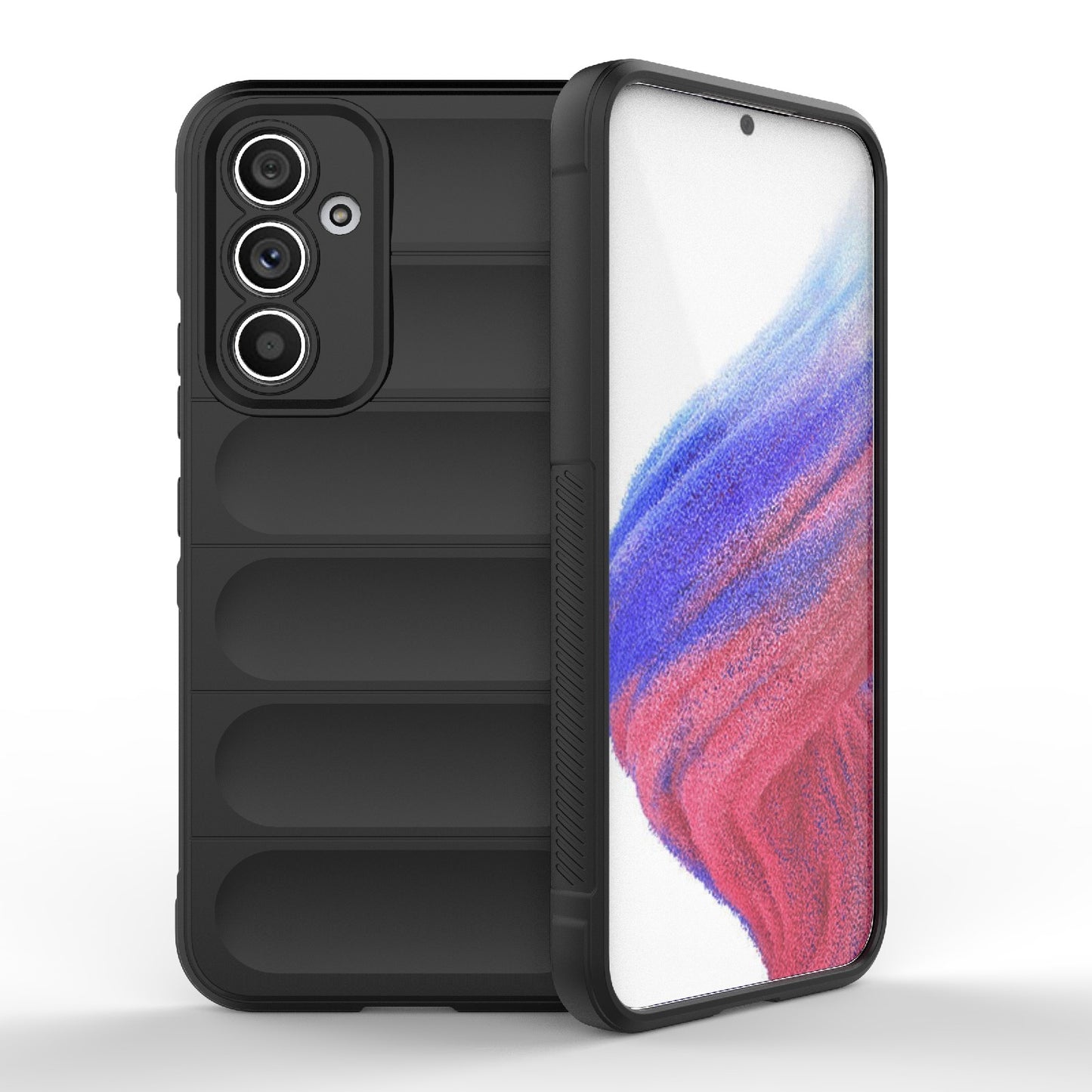 Samsung Galaxy A54 5G Magic Shield TPU + Flannel Protective Phone Case Cover, Shockproof Scratch Resistant