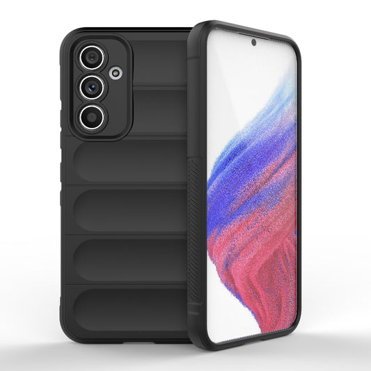 Samsung Galaxy A54 5G Magic Shield TPU + Flannel Protective Phone Case Cover, Shockproof Scratch Resistant