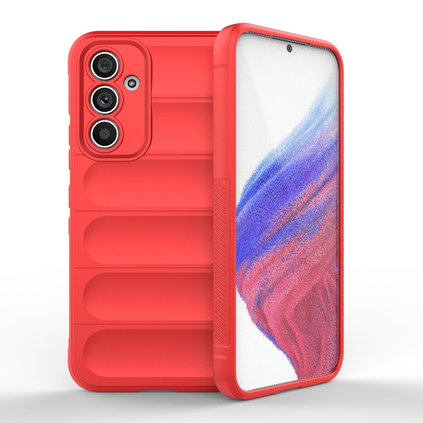 Samsung Galaxy A54 5G Magic Shield TPU + Flannel Protective Phone Case Cover, Shockproof Scratch Resistant