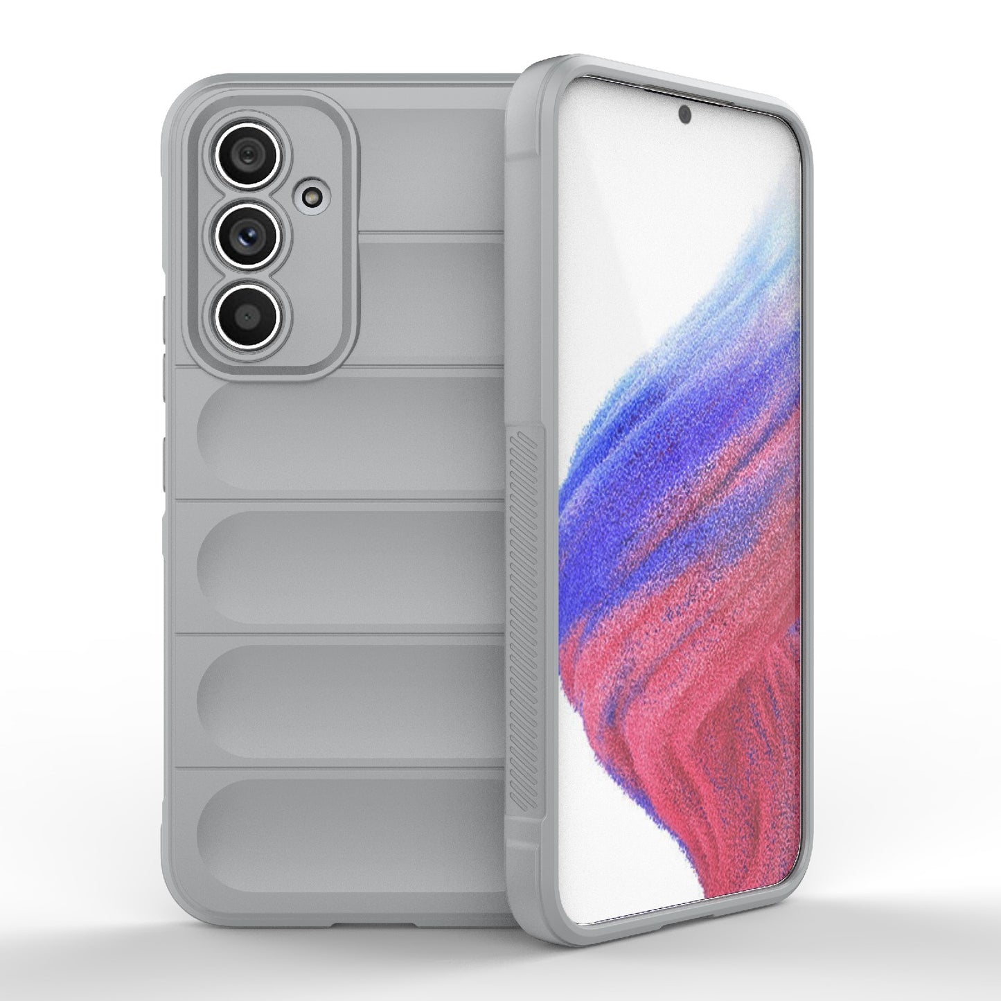 Samsung Galaxy A54 5G Magic Shield TPU + Flannel Protective Phone Case Cover, Shockproof Scratch Resistant
