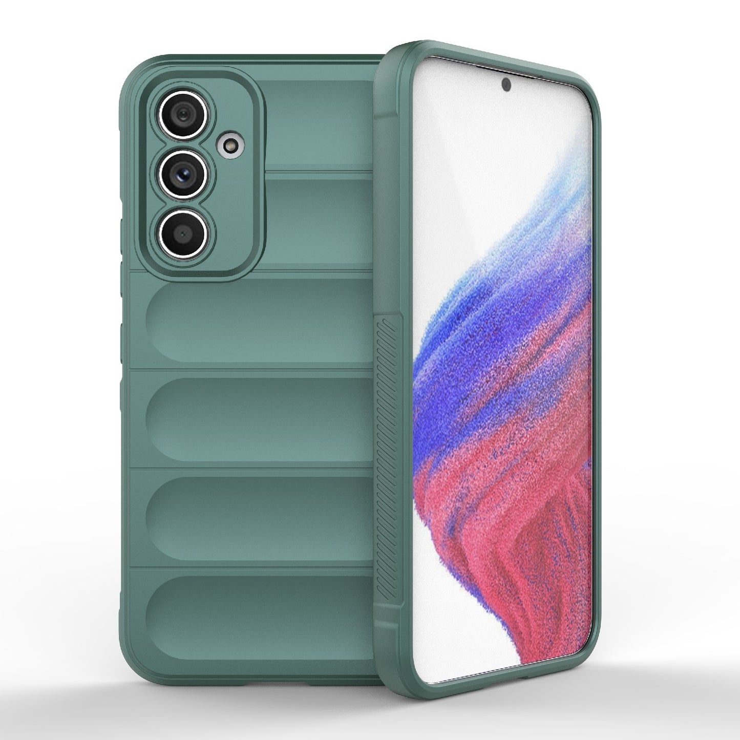 Samsung Galaxy A54 5G Magic Shield TPU + Flannel Protective Phone Case Cover, Shockproof Scratch Resistant