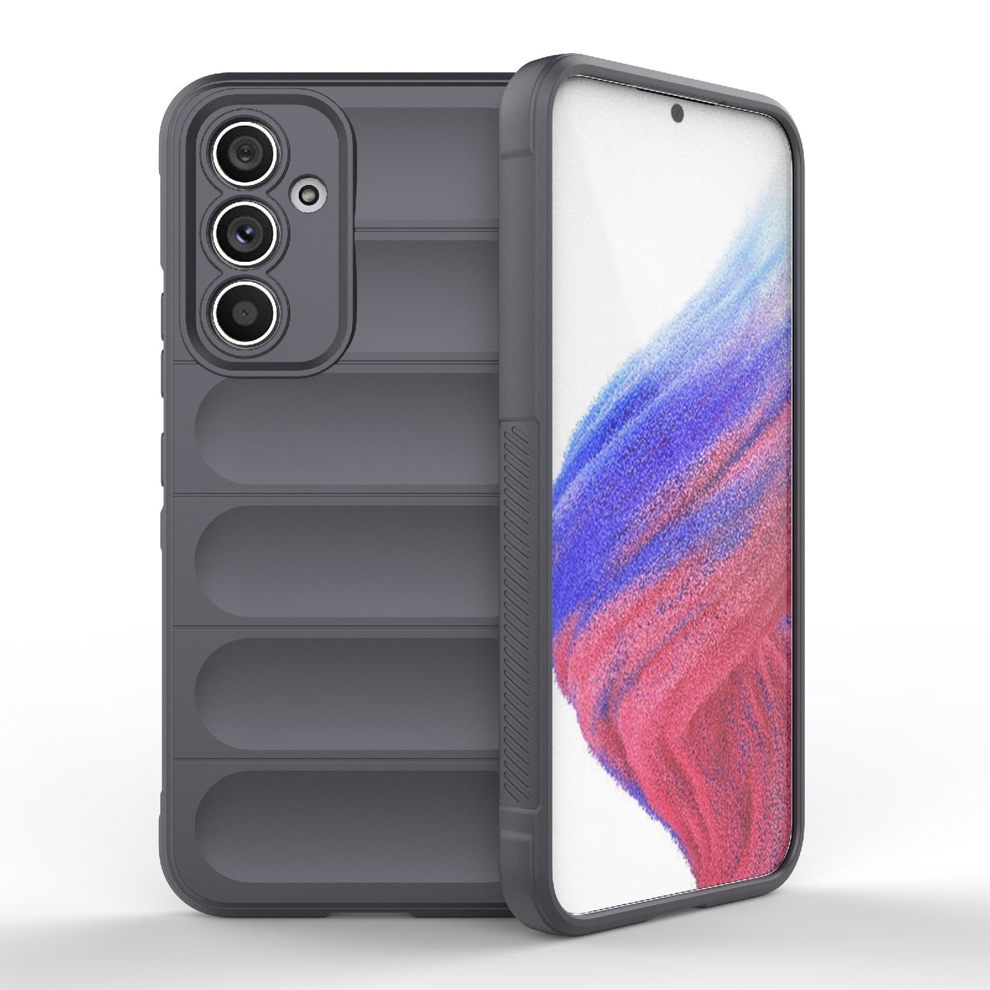 Samsung Galaxy A54 5G Magic Shield TPU + Flannel Protective Phone Case Cover, Shockproof Scratch Resistant