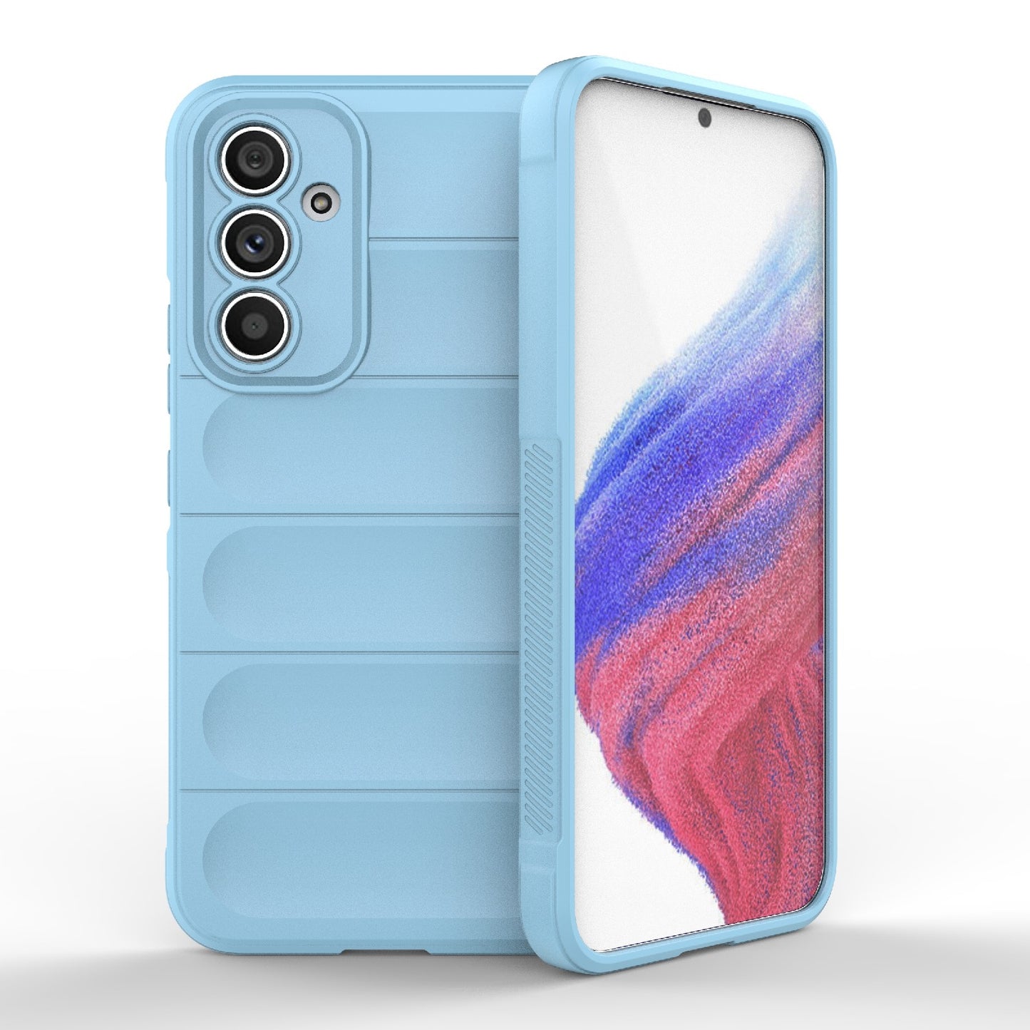 Samsung Galaxy A54 5G Magic Shield TPU + Flannel Protective Phone Case Cover, Shockproof Scratch Resistant