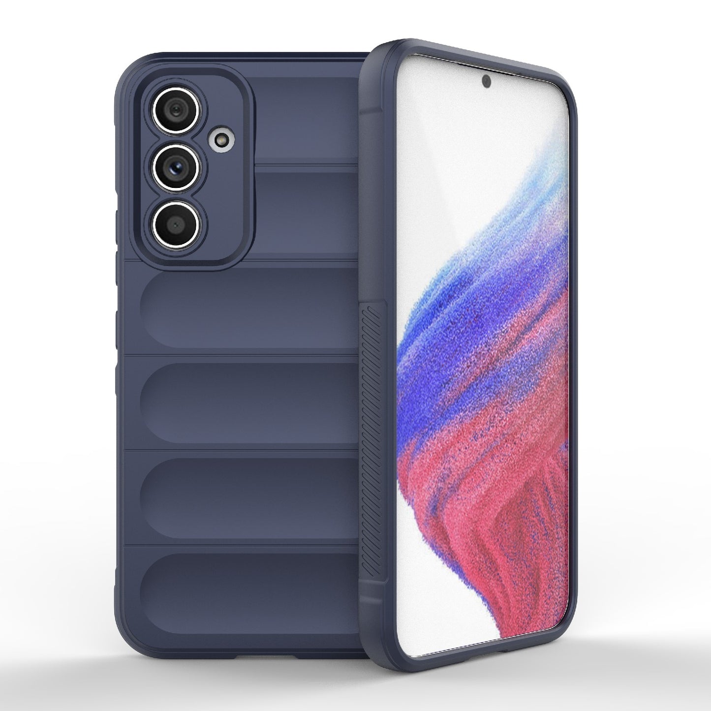 Samsung Galaxy A54 5G Magic Shield TPU + Flannel Protective Phone Case Cover, Shockproof Scratch Resistant