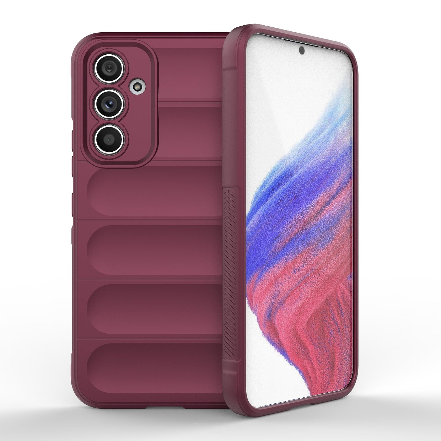 Samsung Galaxy A54 5G Magic Shield TPU + Flannel Protective Phone Case Cover, Shockproof Scratch Resistant