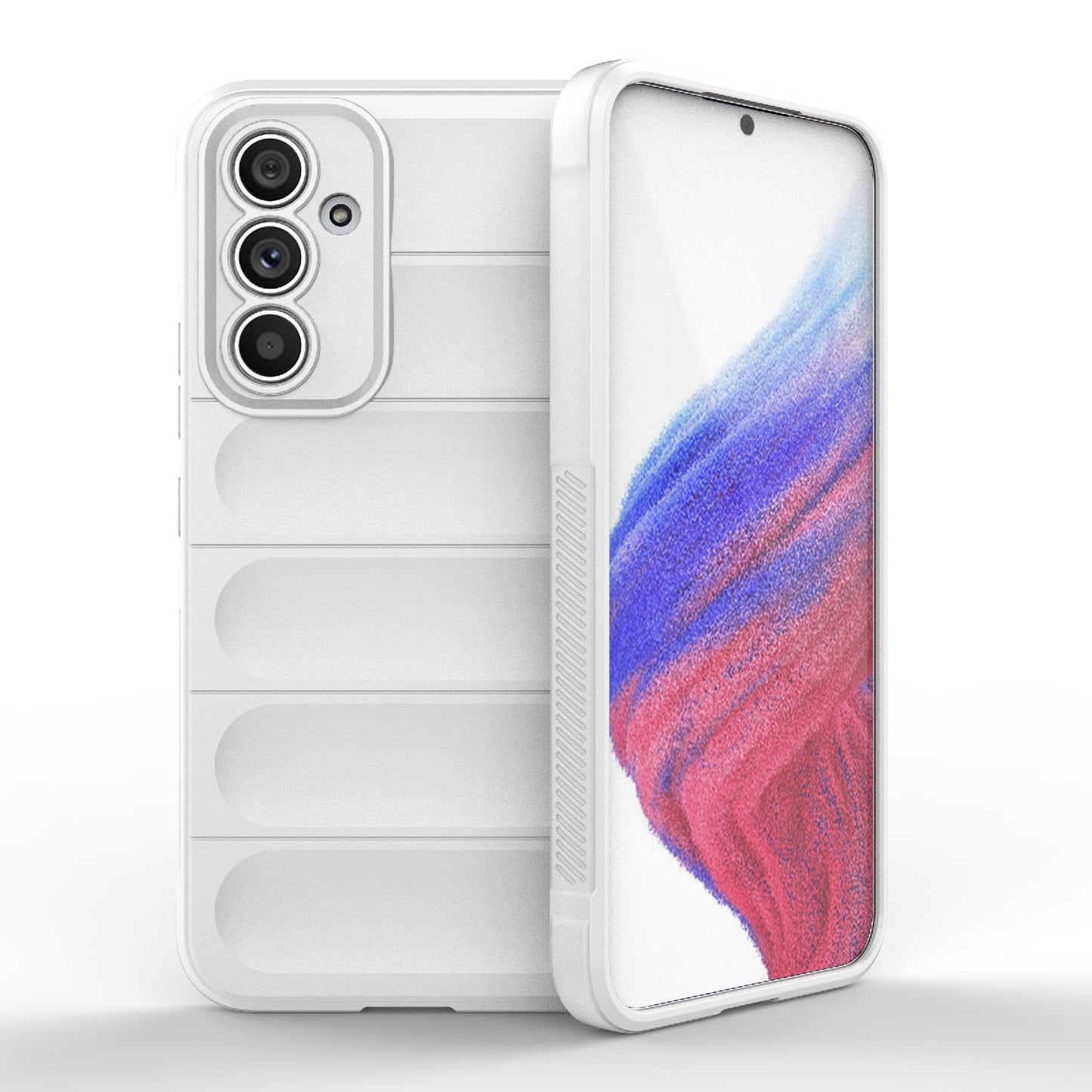 Samsung Galaxy A54 5G Magic Shield TPU + Flannel Protective Phone Case Cover, Shockproof Scratch Resistant