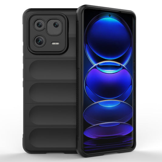 Xiaomi 13 Pro 5G Magic Shield TPU + Flannel Protective Phone Case Cover, Shockproof Scratch Resistant