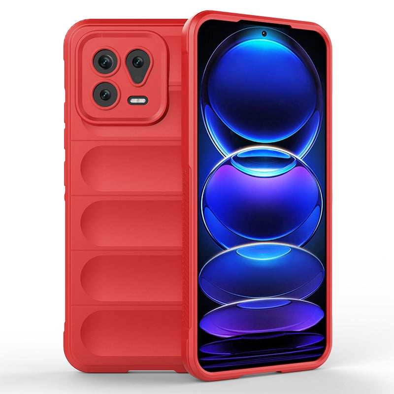 Xiaomi 13 Magic Shield TPU + Flannel Protective Phone Case Cover, Shockproof Scratch Resistant