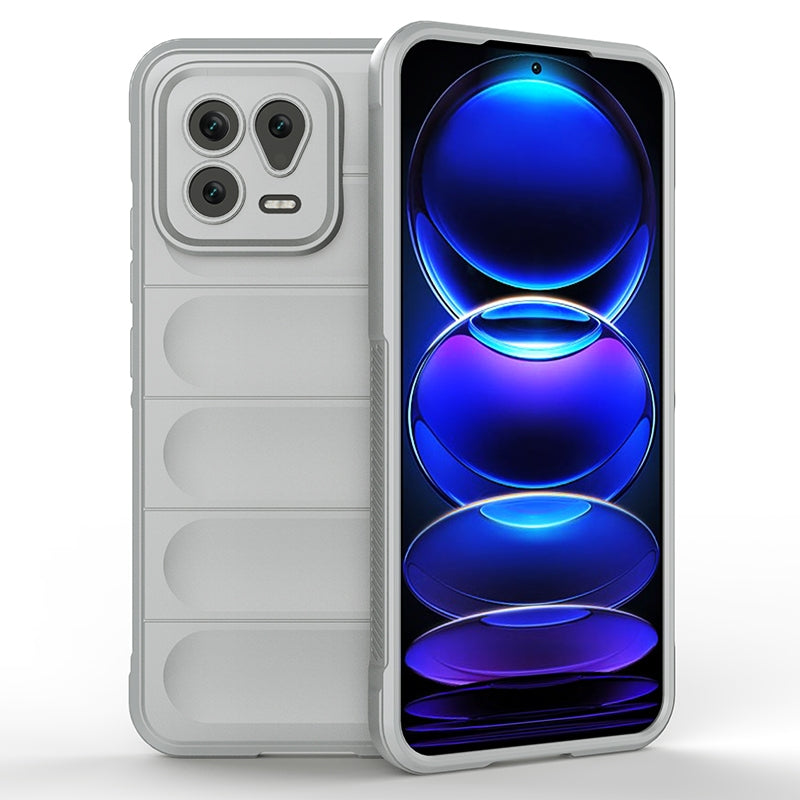 Xiaomi 13 Magic Shield TPU + Flannel Protective Phone Case Cover, Shockproof Scratch Resistant