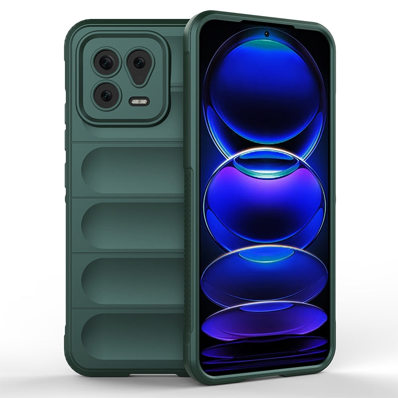 Xiaomi 13 Magic Shield TPU + Flannel Protective Phone Case Cover, Shockproof Scratch Resistant
