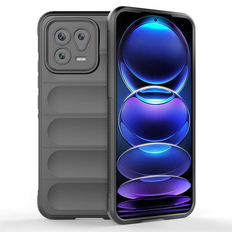 Xiaomi 13 Magic Shield TPU + Flannel Protective Phone Case Cover, Shockproof Scratch Resistant