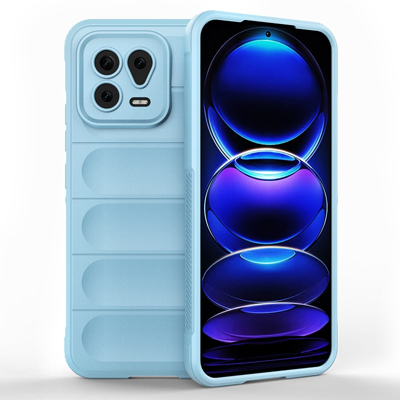 Xiaomi 13 Magic Shield TPU + Flannel Protective Phone Case Cover, Shockproof Scratch Resistant