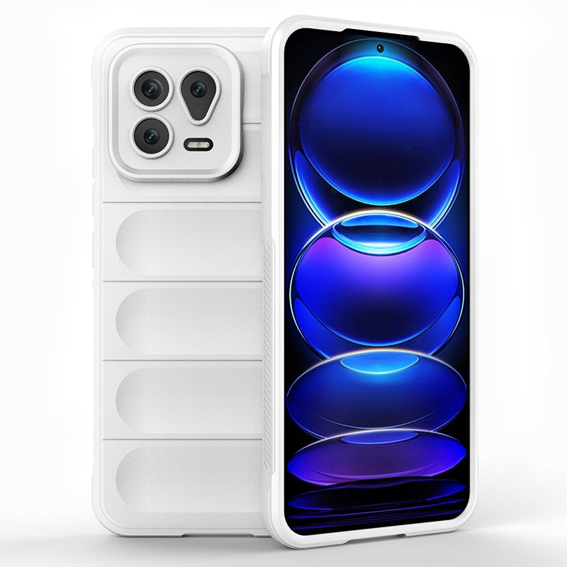 Xiaomi 13 Magic Shield TPU + Flannel Protective Phone Case Cover, Shockproof Scratch Resistant