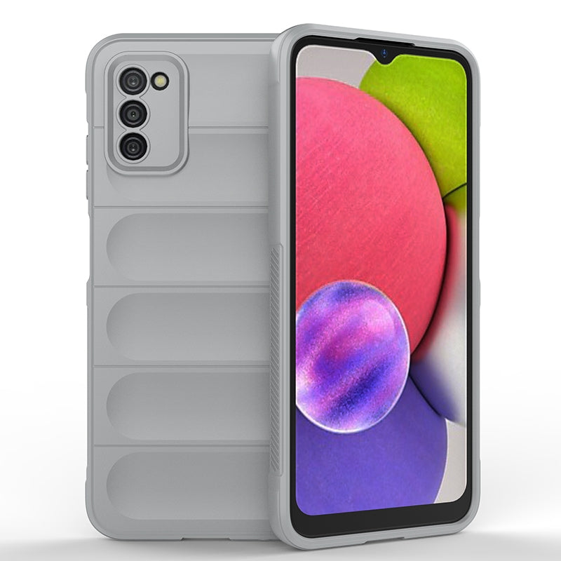 Samsung Galaxy A03s Magic Shield TPU + Flannel Protective Phone Case Cover, Shockproof Scratch Resistant