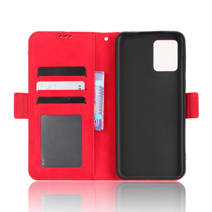Motorola Moto E13 4G Skin Feel PU Leather Wallet Phone Case with Card Slots, Cash Pocket, Magnetic Closure, Built-In Stand, Full Protection TPU Cover
