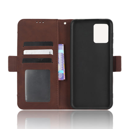 Motorola Moto E13 4G Skin Feel PU Leather Wallet Phone Case with Card Slots, Cash Pocket, Magnetic Closure, Built-In Stand, Full Protection TPU Cover