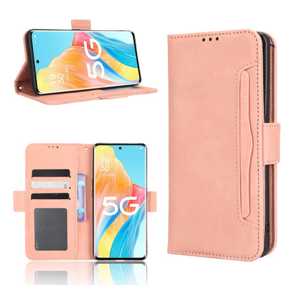 OPPO A1 Pro Skin Feel PU Leather Wallet Phone Case with Card Slots, Cash Pocket, Magnetic Closure, Built-In Stand, Full Protection TPU Cover