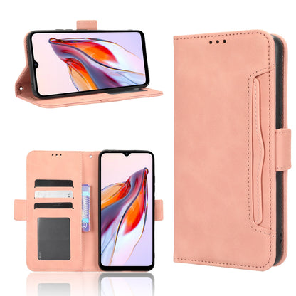 Xiaomi Redmi 11A Skin Feel PU Leather Wallet Phone Case with Card Slots, Cash Pocket, Magnetic Closure, Built-In Stand, Full Protection TPU Cover