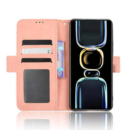Xiaomi Redmi K60E 5G Skin Feel PU Leather Wallet Phone Case with Card Slots, Cash Pocket, Magnetic Closure, Built-In Stand, Full Protection TPU Cover