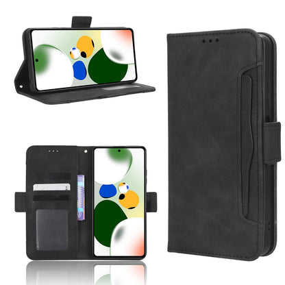 Xiaomi Redmi Note 12 Pro 5G Speed Skin Feel PU Leather Wallet Phone Case with Card Slots, Cash Pocket, Magnetic Closure, Built-In Stand, Full Protection TPU Cover