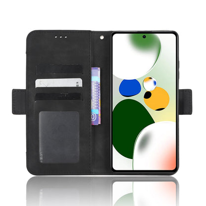 Xiaomi Redmi Note 12 Pro 5G Speed Skin Feel PU Leather Wallet Phone Case with Card Slots, Cash Pocket, Magnetic Closure, Built-In Stand, Full Protection TPU Cover