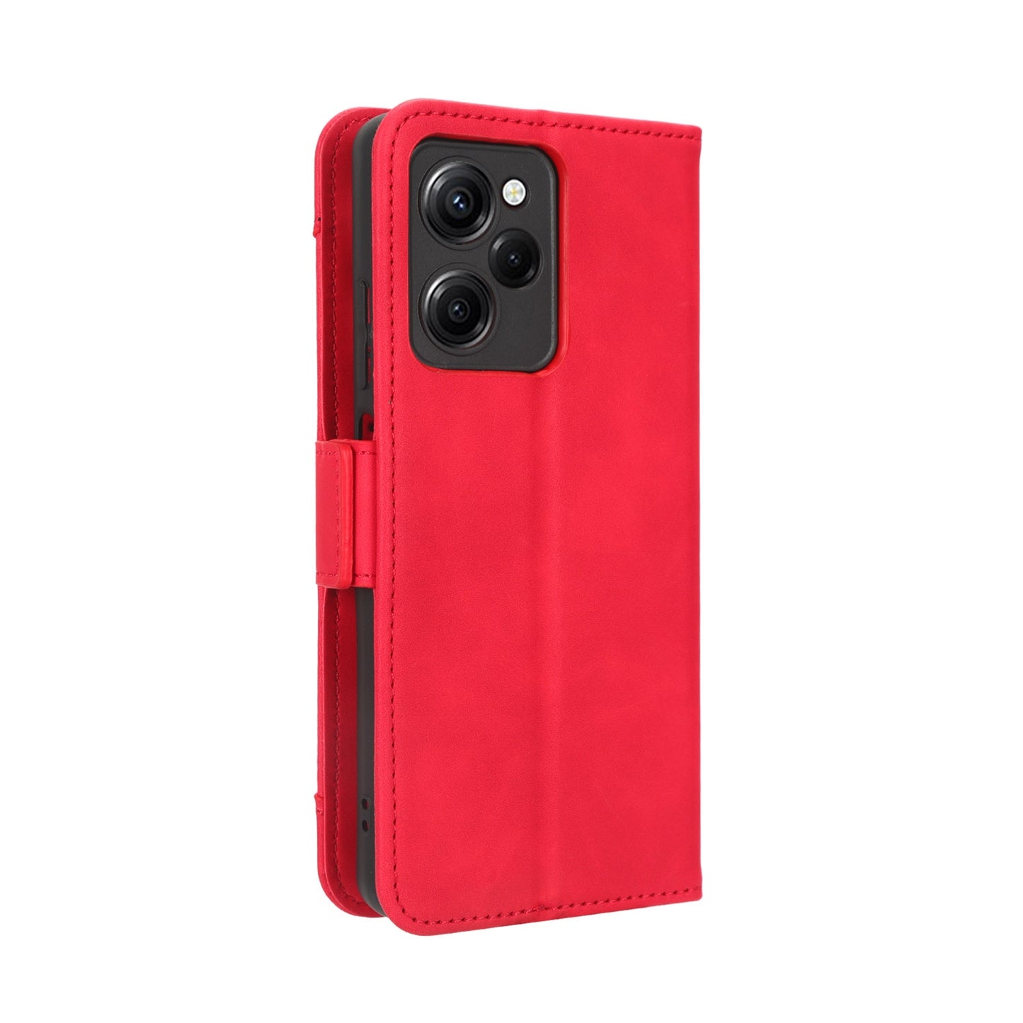 Xiaomi Redmi Note 12 Pro 5G Speed Skin Feel PU Leather Wallet Phone Case with Card Slots, Cash Pocket, Magnetic Closure, Built-In Stand, Full Protection TPU Cover