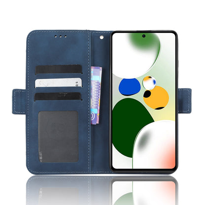 Xiaomi Redmi Note 12 Pro 5G Speed Skin Feel PU Leather Wallet Phone Case with Card Slots, Cash Pocket, Magnetic Closure, Built-In Stand, Full Protection TPU Cover